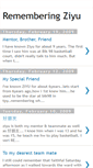 Mobile Screenshot of in-memory-of-ziyu.blogspot.com