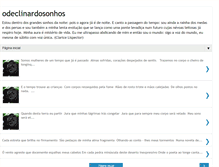 Tablet Screenshot of odeclinardosonhos.blogspot.com