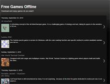 Tablet Screenshot of freegamesoffline.blogspot.com