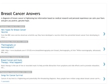 Tablet Screenshot of breastcanceranswers.blogspot.com