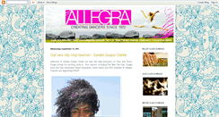 Desktop Screenshot of allegradancestudio.blogspot.com