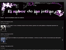Tablet Screenshot of elsabordelasletras-p.blogspot.com