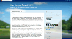 Desktop Screenshot of kiaskenyanadventure.blogspot.com