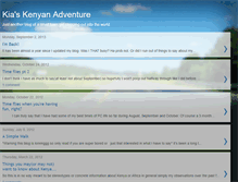 Tablet Screenshot of kiaskenyanadventure.blogspot.com