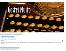 Tablet Screenshot of gosteimuito.blogspot.com