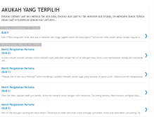 Tablet Screenshot of aku-yang-terpilih.blogspot.com