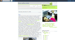 Desktop Screenshot of fuzzyyellowknits.blogspot.com