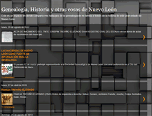 Tablet Screenshot of genealogiayotrascosas.blogspot.com