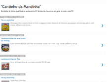 Tablet Screenshot of cantinhodamandinha.blogspot.com