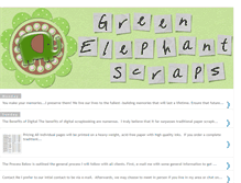 Tablet Screenshot of greenelephantscraps.blogspot.com