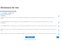 Tablet Screenshot of dictionarul-de-vise.blogspot.com