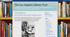 Desktop Screenshot of lalibrarytour.blogspot.com