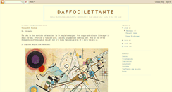 Desktop Screenshot of daffodilettante.blogspot.com