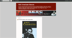 Desktop Screenshot of cineclubesilenzio.blogspot.com