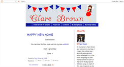 Desktop Screenshot of crafty-clare.blogspot.com