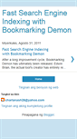 Mobile Screenshot of fastsearchengineindexing.blogspot.com