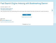 Tablet Screenshot of fastsearchengineindexing.blogspot.com