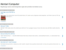 Tablet Screenshot of mentari-computer.blogspot.com