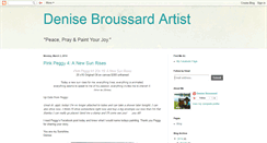 Desktop Screenshot of denisebroussardartist.blogspot.com