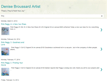 Tablet Screenshot of denisebroussardartist.blogspot.com