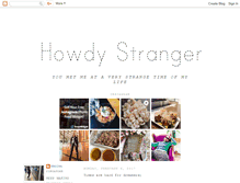 Tablet Screenshot of howdy-stranger.blogspot.com