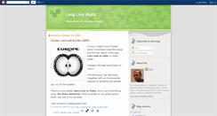 Desktop Screenshot of longlivemusic.blogspot.com