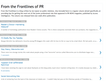 Tablet Screenshot of frontlinespr.blogspot.com