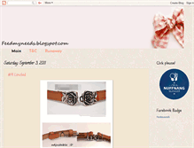 Tablet Screenshot of feedmyneeds.blogspot.com