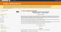 Desktop Screenshot of codex-alimentarius.blogspot.com