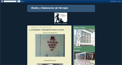 Desktop Screenshot of disenoyelaboraciondeherrajes.blogspot.com