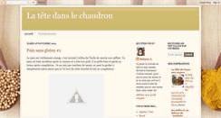 Desktop Screenshot of latetedanslechaudron.blogspot.com