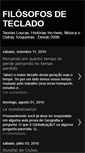 Mobile Screenshot of filosofosdeteclado.blogspot.com