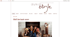 Desktop Screenshot of drunkonstyle.blogspot.com