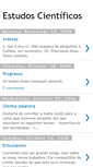 Mobile Screenshot of estudoscientificos.blogspot.com