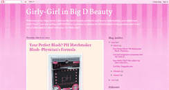 Desktop Screenshot of girlygirlinbigd.blogspot.com