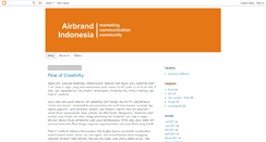 Desktop Screenshot of airbrandindonesia.blogspot.com