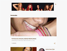 Tablet Screenshot of mujeresmexico.blogspot.com