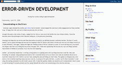 Desktop Screenshot of errordriven.blogspot.com