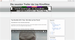 Desktop Screenshot of dieneustentrailerdertopkinofilme.blogspot.com