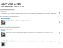 Tablet Screenshot of mckimcreekdesigns.blogspot.com