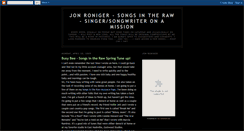 Desktop Screenshot of jonroniger.blogspot.com