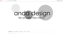 Desktop Screenshot of andadesign.blogspot.com