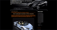 Desktop Screenshot of lamborghini-pictures.blogspot.com