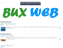 Tablet Screenshot of buxweb.blogspot.com