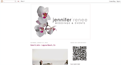 Desktop Screenshot of jenniferreneeweddings.blogspot.com