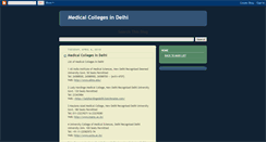 Desktop Screenshot of mbbsdelhi.blogspot.com