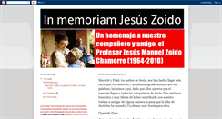 Desktop Screenshot of homenajezoido.blogspot.com
