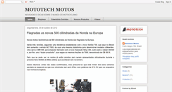 Desktop Screenshot of mototechmotos.blogspot.com