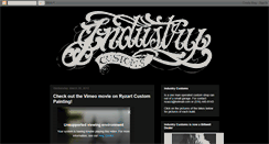 Desktop Screenshot of industrycustoms.blogspot.com