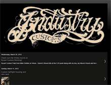 Tablet Screenshot of industrycustoms.blogspot.com